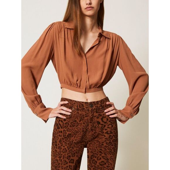 Twinset Shirt Woman Brown
